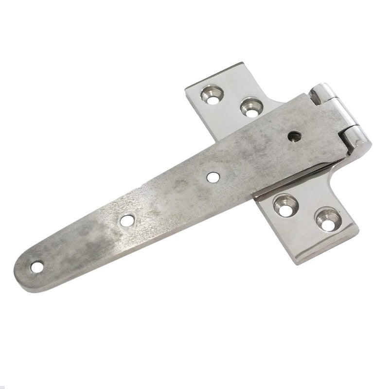 NRC&XRC Pair of 316 Stainless Steel Heavy Duty Marine Grade "T" Hinge 8"(L)*4"(W) Cast Strap Hinge - Image 3